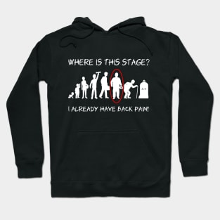 Funny Stages Of Life Hoodie